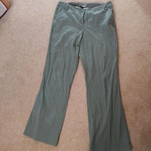 New York and Company - flare pants, military green